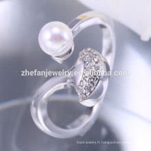 ZheFan en gros neuf 925 bague en argent base 925 bague en argent